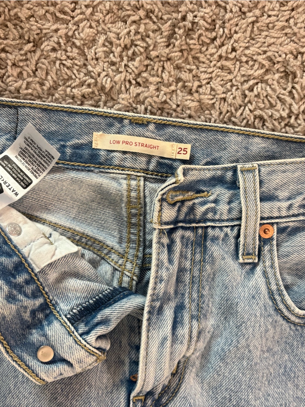 Levi’s low pro straight jeans - Picture 4 of 6